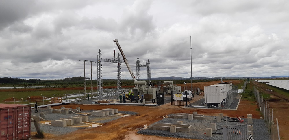 Meter Substation Steel Structure Assembly